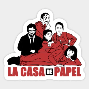 la casa de papel Sticker